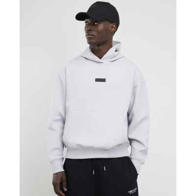 Grey Oversized Fit Luminis Hoodie