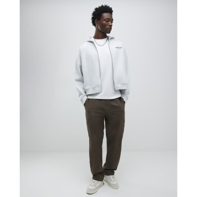 Grey Oversized Fit Luminis Studios Hoodie