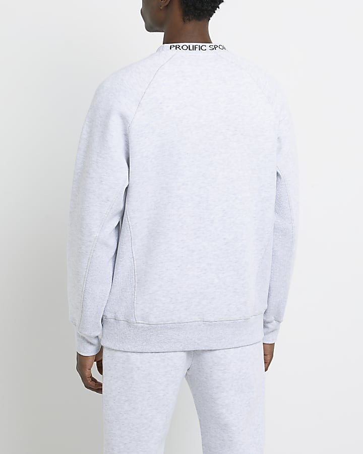 Grey Prolific sport  regular fit sweatshirt