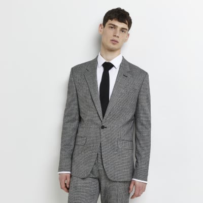 grey blazer mens river island