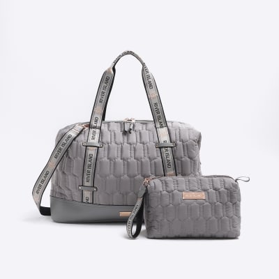 Grey slouch discount bag river island