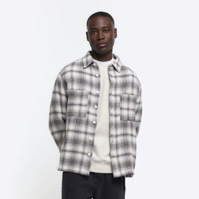 River island sale flannel shirt