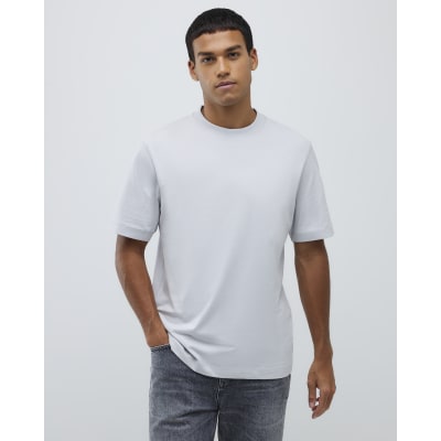 Grey Regular Fit Crew Neck T-Shirt 3 Pack