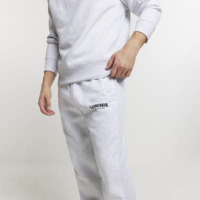 River island grey joggers hotsell