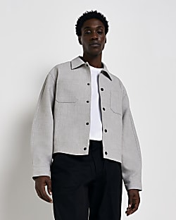 Grey Regular fit jacket