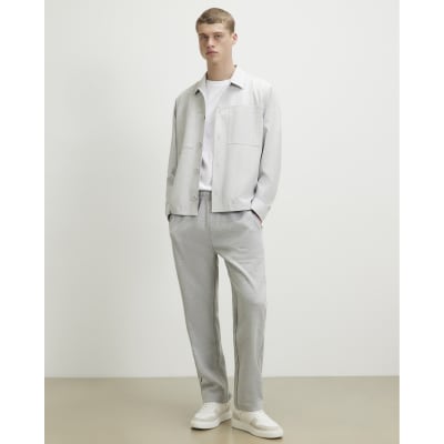 Grey Regular Fit Joggers