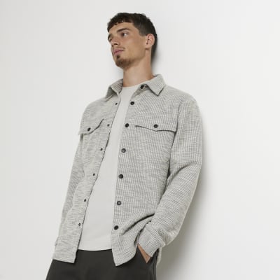 light grey overshirt