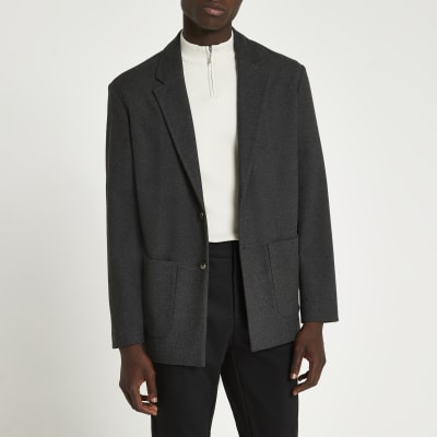 grey high top blazers