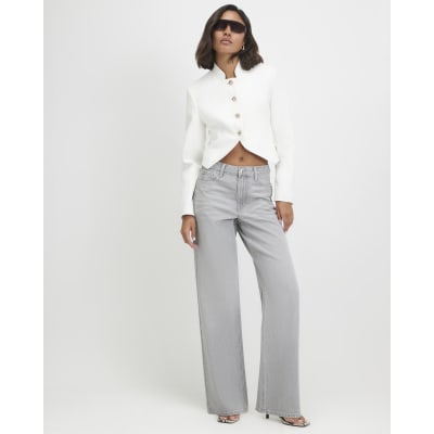 Relaxed Straight Leg Jeans