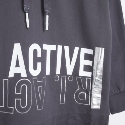 Grey RI Active hoodie