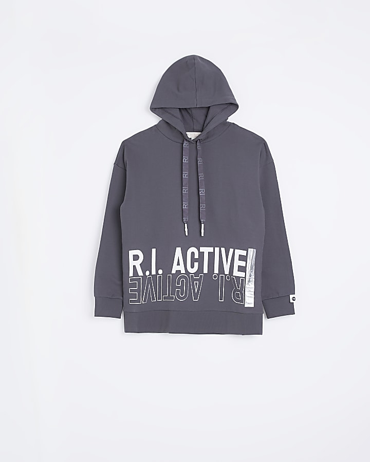 Grey RI Active hoodie