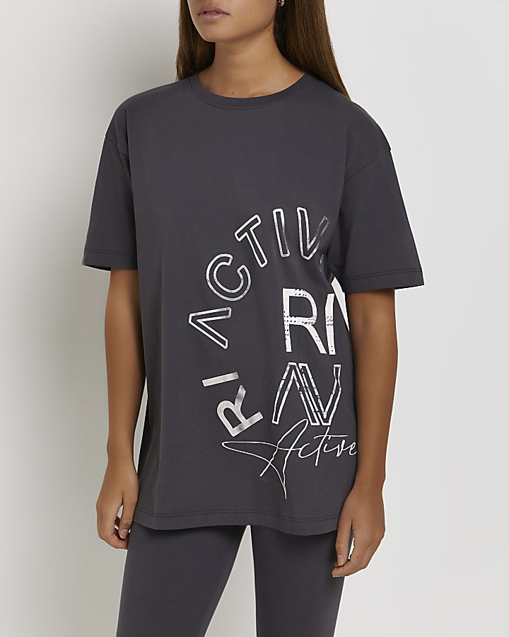Grey RI Active oversized t-shirt