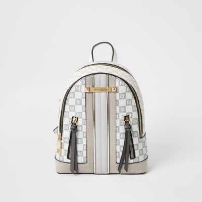 leather backpack river island