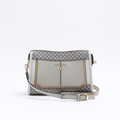 River island cross body bag 2024 grey