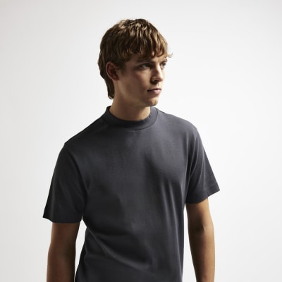 High neck t shirt for deals boy