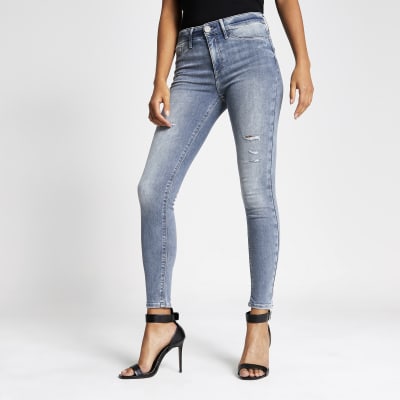 river island molly ripped jeans