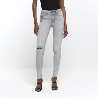 River island grey molly hot sale jeans