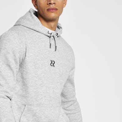 river island grey hoodie