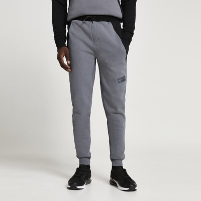 river island grey joggers