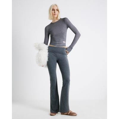 Grey RVR Edition Flare Trousers