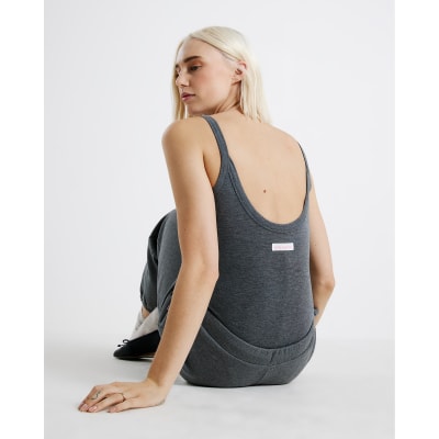 Grey RVR Edition Strappy Bodysuit