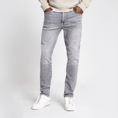 grey river island jeans