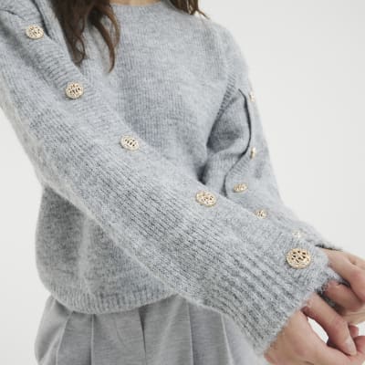 Women s Grey Jumpers River Island