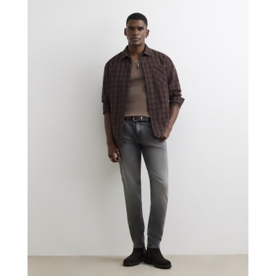 Grey Skinny Fit Jeans