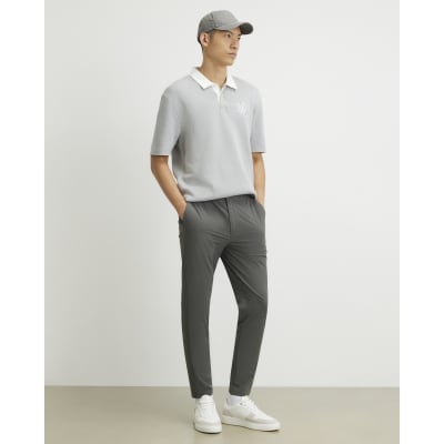 Grey Skinny Fit Trousers