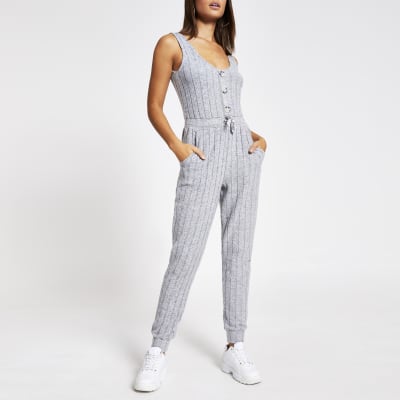 grey jumpsuit uk