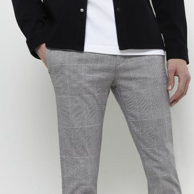 charcoal grey mens trousers