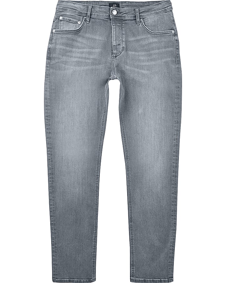 Grey slim fit jeans