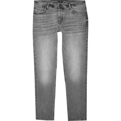 river island grey jeans mens