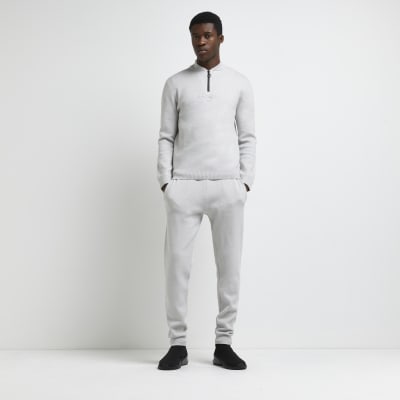 river island grey joggers