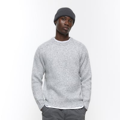 Mens slim fit outlet jumpers uk