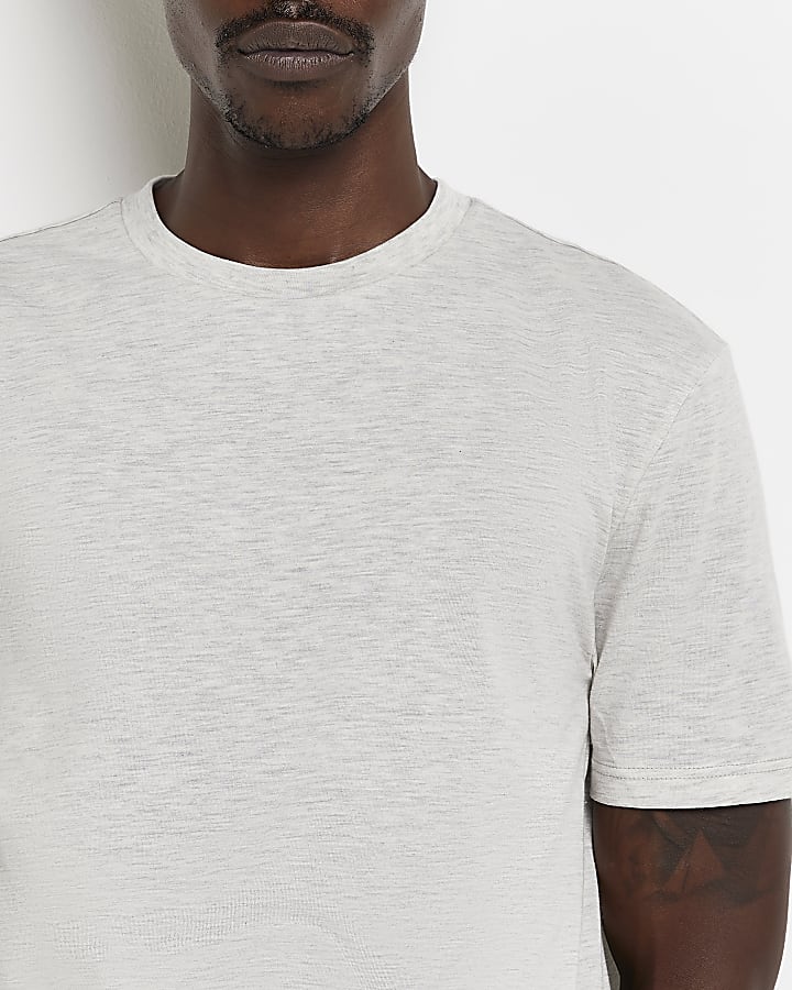 Grey Slim fit t-shirt
