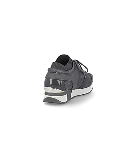 360 degree animation of product Grey slip on trainers frame-11