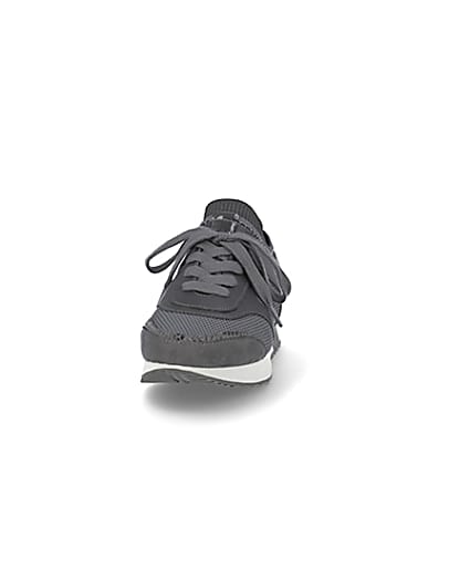 360 degree animation of product Grey slip on trainers frame-22