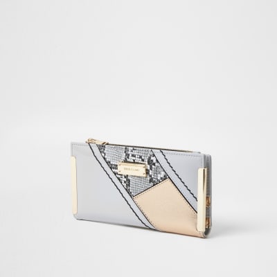 grey colour purse