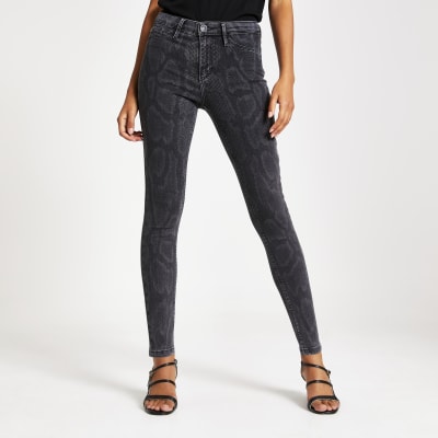 grey molly jeans river island