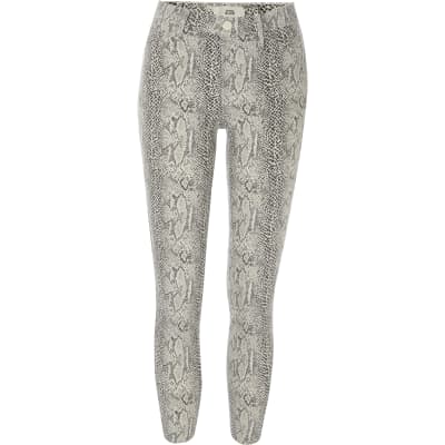 river island snakeskin jeans