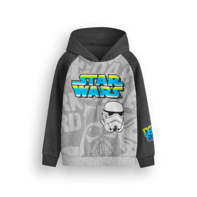 Grey Star Wars Hoodie River Island