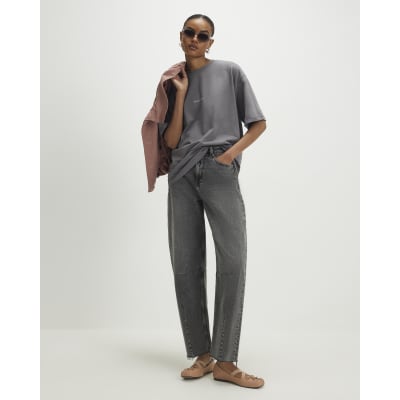 Grey Studio Graphic Oversized T-shirt