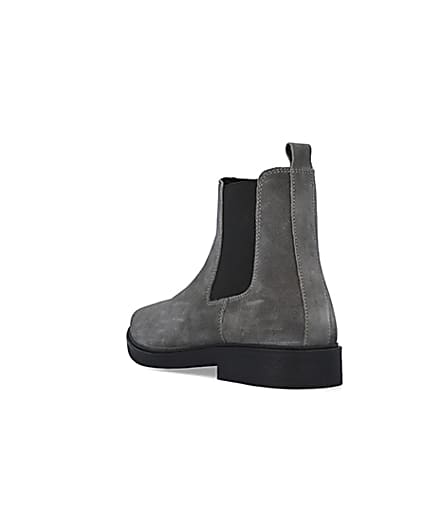 360 degree animation of product Grey Suede Chelsea Boots frame-7