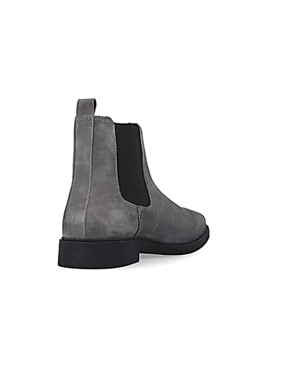 360 degree animation of product Grey Suede Chelsea Boots frame-11