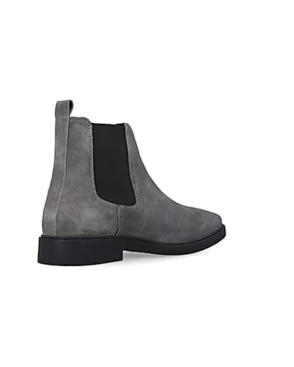 360 degree animation of product Grey Suede Chelsea Boots frame-12