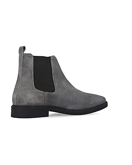 360 degree animation of product Grey Suede Chelsea Boots frame-13