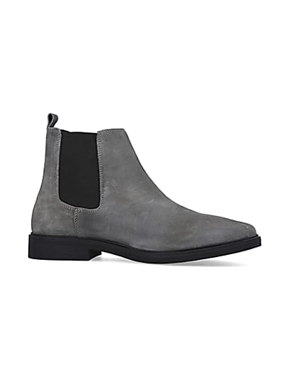360 degree animation of product Grey Suede Chelsea Boots frame-16