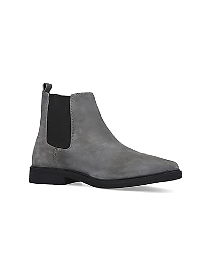 360 degree animation of product Grey Suede Chelsea Boots frame-17