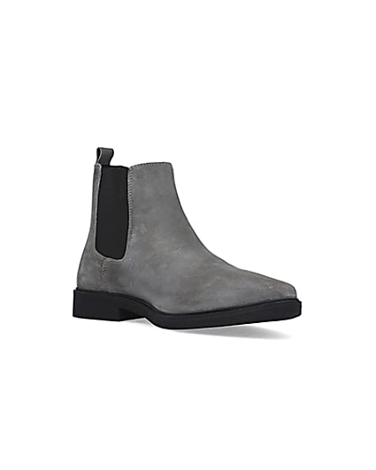 360 degree animation of product Grey Suede Chelsea Boots frame-18